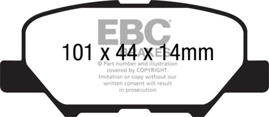 Ebc DP22171 EBC Greenstuff Brake Pad Sets