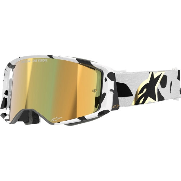 Load image into Gallery viewer, White/Gold / Gold Mirror Lens
