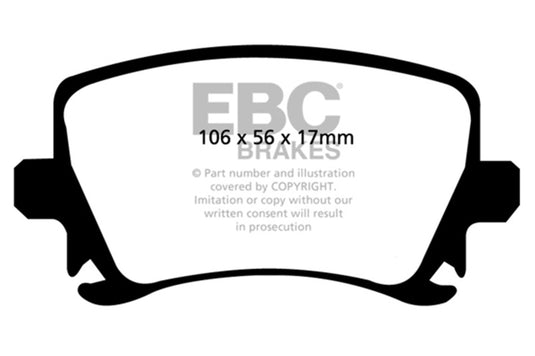 Ebc DP21518 EBC Greenstuff Brake Pad Sets