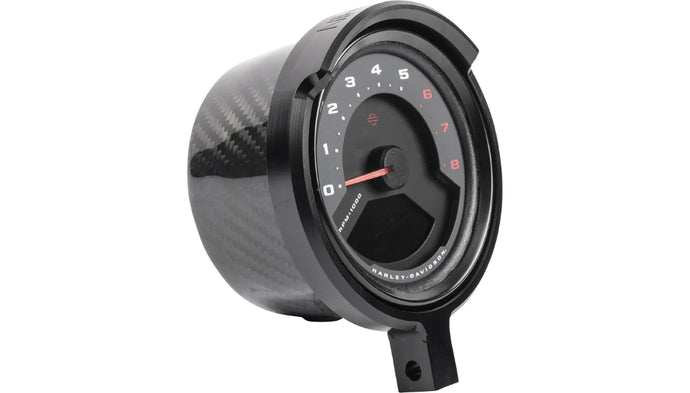 Thrashin Supply Company TSC-2710-1 Softail Gauge Relocation Kit - Black
