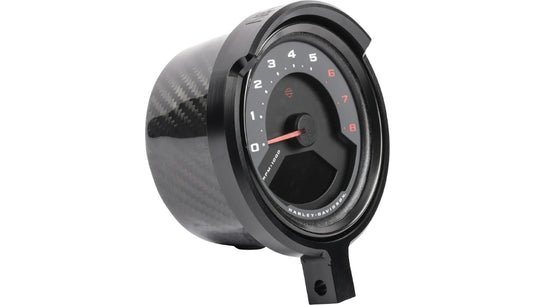 Thrashin Supply Company TSC-2710-1 Softail Gauge Relocation Kit - Black
