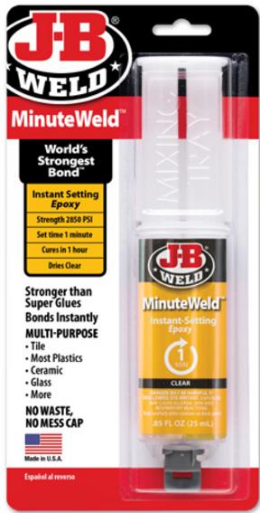 Jb Weld 50101 Minute Weld - Syringe 25ml.
