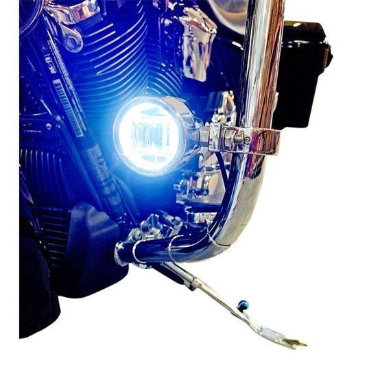 Custom Dynamics PB-FOG-SS6-C LED Halo Fog Lights - Chrome