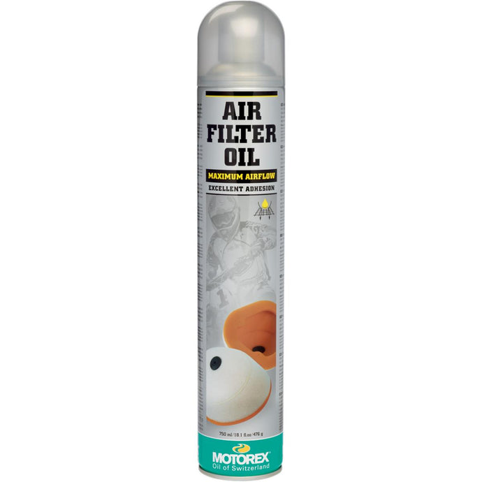 Motorex 303080 Air Filter Oil 655 Spray - 750ml VOC Compliant
