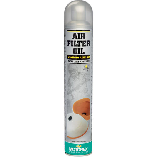 Motorex 303080 Air Filter Oil 655 Spray - 750ml VOC Compliant