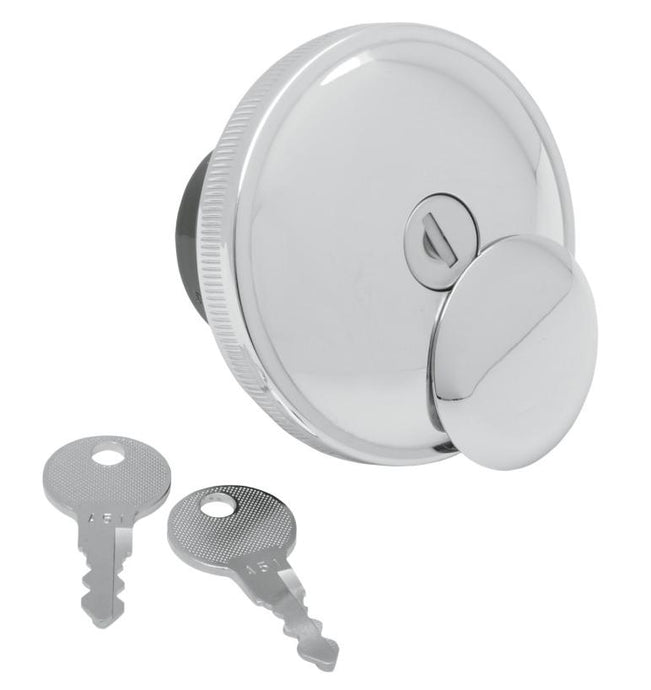 Drag Specialties 0703-0229 Screw-In Locking Gas Cap - Non-Vented