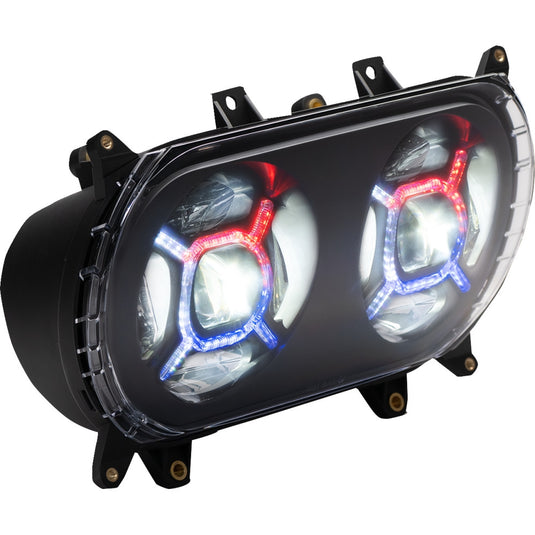 Custom Dynamics PG-RG-B ProGlow Double-X LED Headlight - Black