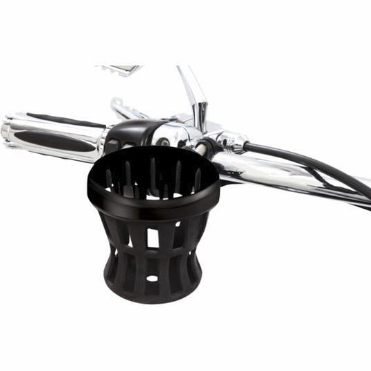 Ciro 50613 Drink Holder with 7/8in. and 1in. Handlebar Mount - Black