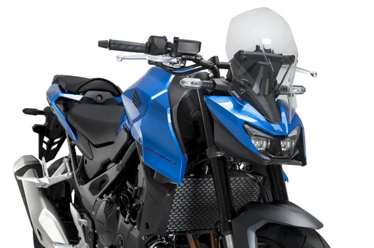 Puig 22424W Naked New Generation Touring Windscreen - Clear