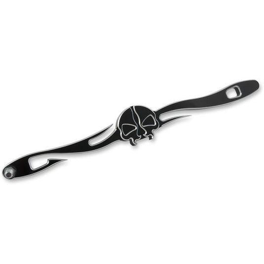 Drag Specialties 1601-0492 Split Skull Custom Shift Linkage - Black