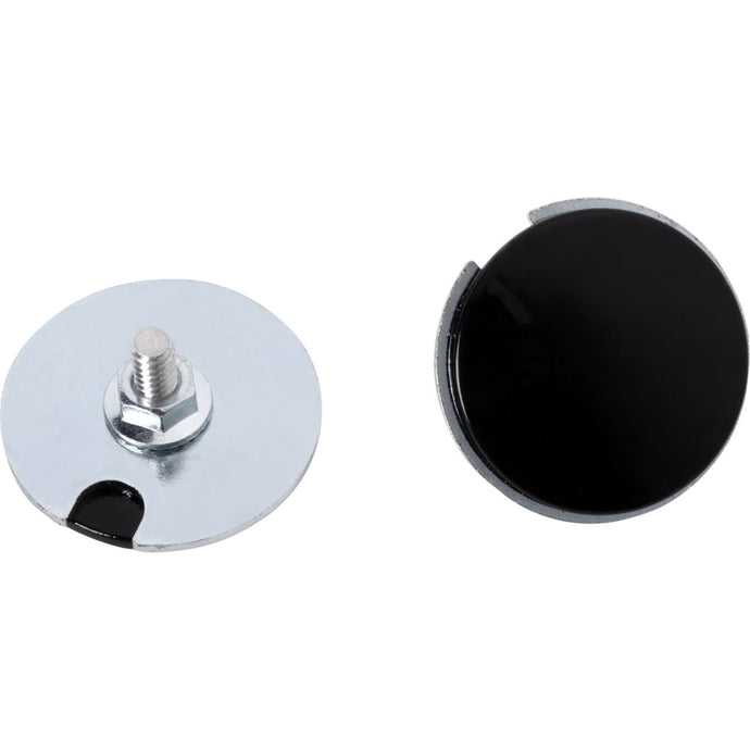 La Choppers LA-9001-02B Fairing Mirror Hole Plugs - Gloss Black