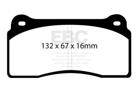 Ebc DP31110C EBC Redstuff Brake Pad Sets