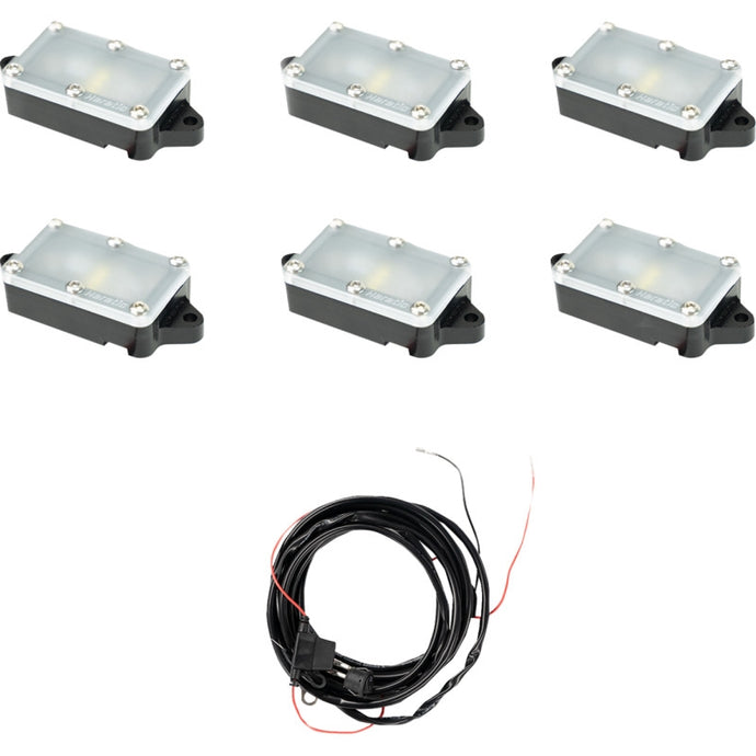 Heretic Studio 70035 LED Rock Lights - 6 Pack - Diffused