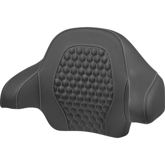 Saddlemen 814-07-15105 Roadsofa Tour-Pak HC Backrest Pad for King Tour-Pak - Black Stitching