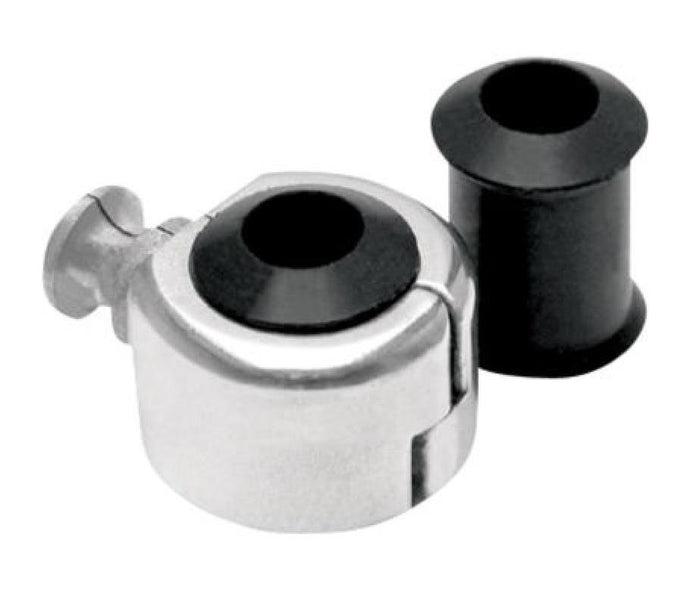 Motion Pro 11-0049 Cable Clamp - Single Cable Holder For 15/64in., 9/32in., and 11/32in. Cables - Chrome