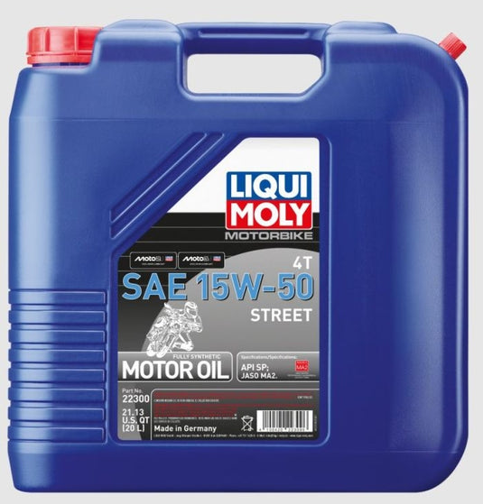 Liqui Moly 22300 Motorbike 4T 15W-50 Street - 20L
