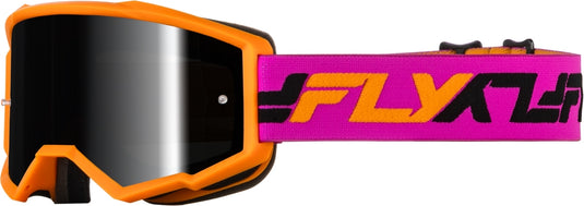 Fly Racing Zone Goggles (One Size Fits Most, Orange/Pink)