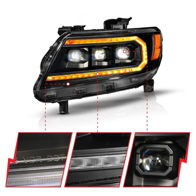 Load image into Gallery viewer, Anzo 111641 ANZ LED/Projector Headlights
