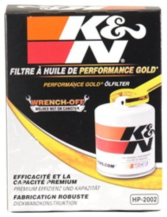 K&N Engineering HP-2002 KN Premium Wrench-Off Oil Filt