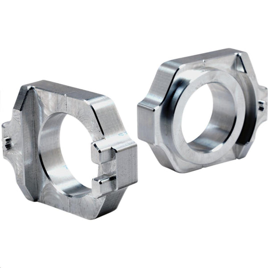 Works Connection 17-305 Elite Axle Blocks - Silver