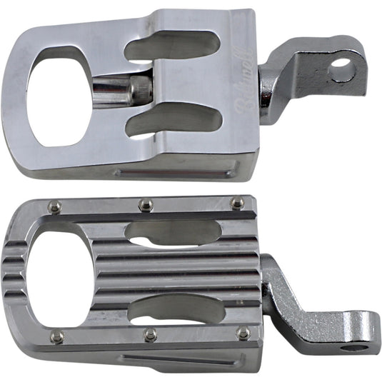 Biltwell Inc. 7005-303-02 Punisher Passenger Footpegs - Polished Regular