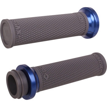 Odi V30ITWH-U Ruffian Lock-On Street Grips (Anodized Blue)