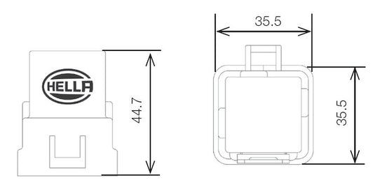 Hella 007794327 HELLA Relay Connector
