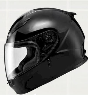 G-Max FF49 Solid Helmet Flat Black Black