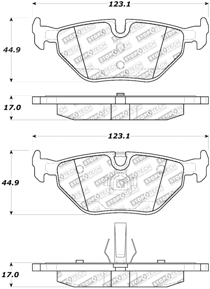 Load image into Gallery viewer, Stoptech 308.06920 ST Street Brake Pads
