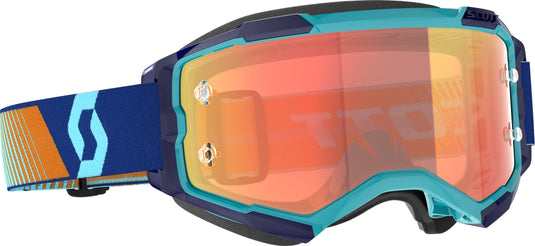 Royal Blue/Orange / Orange Chrome Works Lens