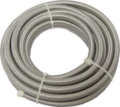 Harddrive 70-095S SPLIT 6FT Stainless Steel Braided Oil/Fuel Line - 3/8in. - Length 6ft.