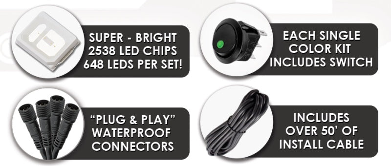 Load image into Gallery viewer, Oracle Lighting 4228-001 ORL LED Wheel Rings
