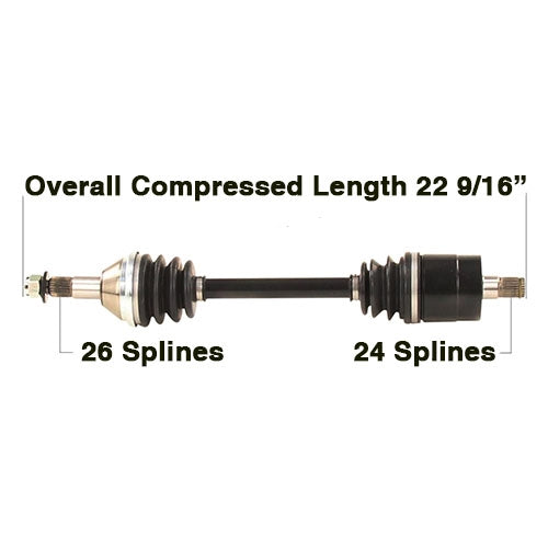 Tytaneum CAN-7091 OE Style CV Axle