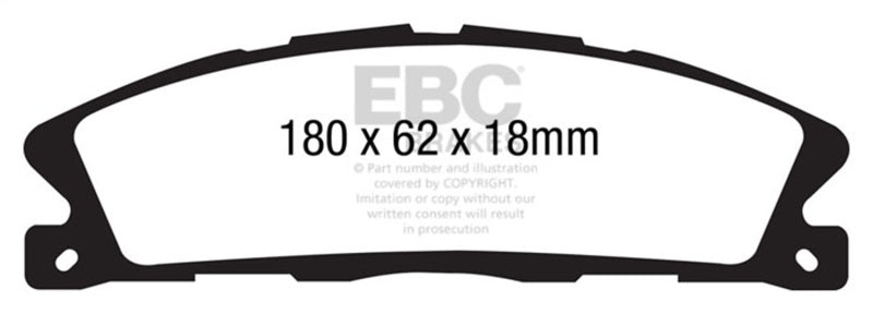 Load image into Gallery viewer, Ebc DP41886R EBC Yellowstuff Brake Pad Sets
