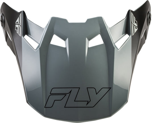 Fly Racing Visor for Formula CC Glide Helmets - Matte Black/Gray - Md-Lg