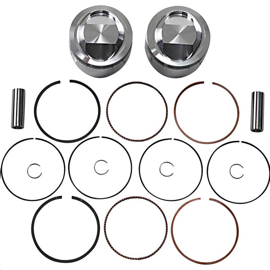J.E. Pistons 157597 Round Piston Kit - Standard Bore 92.00mm, 11.5:1 Compression