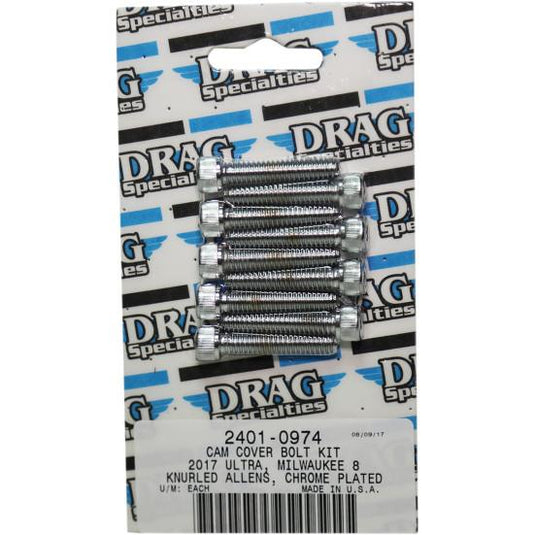 Drag Specialties 2401-0975 Cam Cover Bolt Kit - Smooth