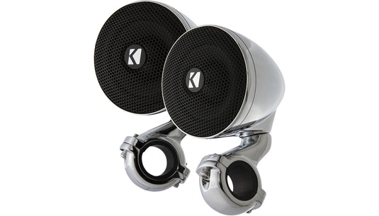 Kicker 47PSM32 PSM Enclosed Mini Speaker - 2 Ohm - Chrome