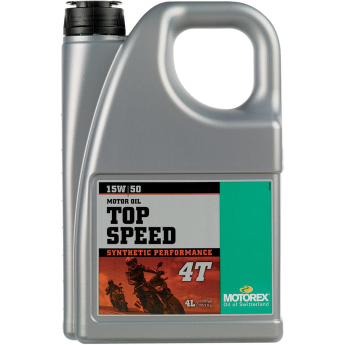 Motorex 304975 Top Speed 4T Oil - 15W50 - 4L.
