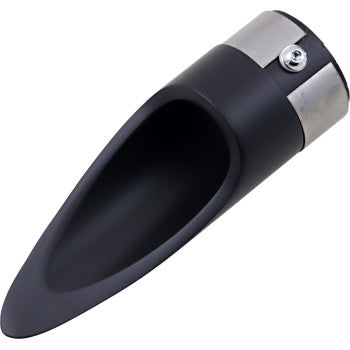 Baron Custom Accessories BA-1100-01B Family Jewel Exhaust Tips - Scalloped - Black