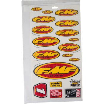 Fmf Racing 014800 Assorted Sticker Sheet