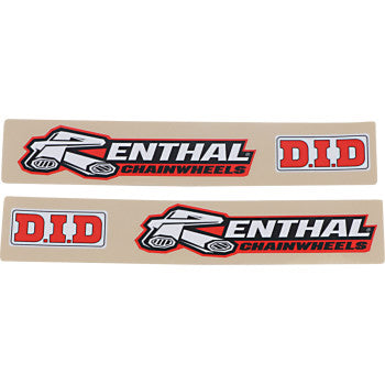 Factory Effex 04-2426 Universal Swingarm Graphics - Renthal/DID