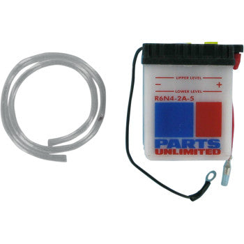 Parts Unlimited R6N4-2A-5 6V Conventional Battery