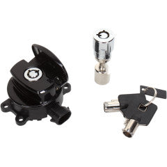 Drag Specialties 2106-0250 Side Hinge Ignition Switch with Fork Lock - Black