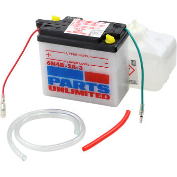 Parts Unlimited 2113-0124 6V Conventional Battery Kit