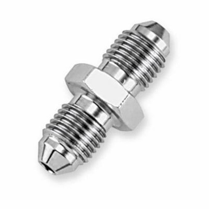Russell R40451 Cycleflex Universal Brake Line Fitting - 10mmx 1.25 Male Flare Union (European) - Chrome