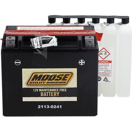Moose Utility MTX20HL-BS AGM Maintenance-Free Battery