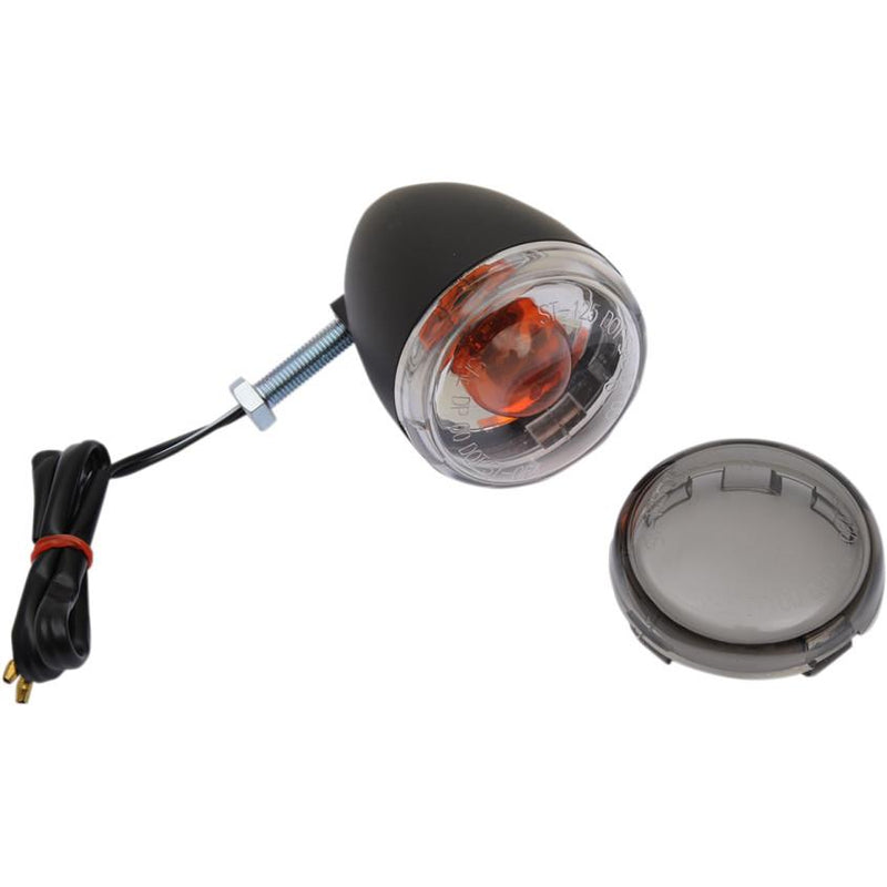 Drag Specialties 2020-1429 DOT-Compliant Rear Turn Signal - Matte Black