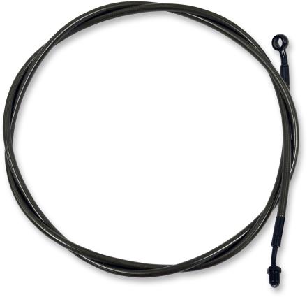La Choppers LA-8320C13M Midnight Braided Clutch Cable - 12-14in. Ape Hangers