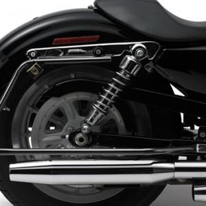 Cycle Visions CV7405B Bagger-Tail Kit for Dyna - Black Bag Mounts